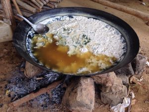 にがりで固めただけのできたての豆腐。まさかベトナムでゆし豆腐が食べられるとは思わなかった