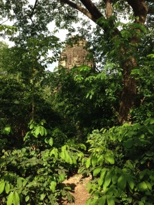 Ta Prohm Temple。サテライトテンプルの中で一番保存状態も良く、アクセスしやすい遺跡。バイヨンの四面像があるのが特徴